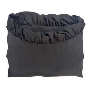 COS Ruched Crewneck Dress Black Size 12